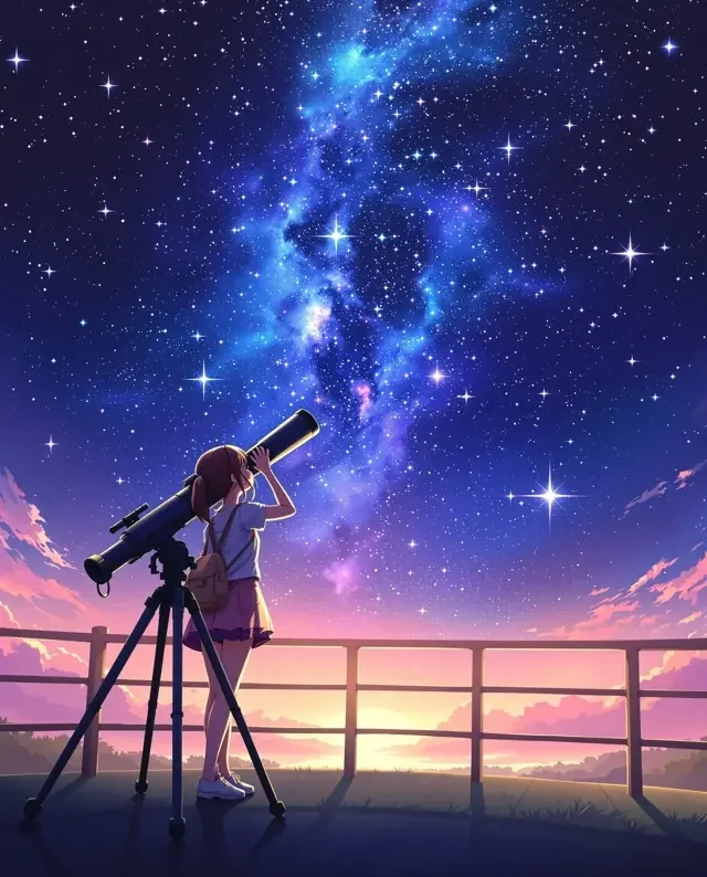 星空观测的少女 - 鬼灭之刃漫画同人作品
